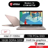 在飛比找蝦皮商城優惠-msi 微星 Modern 14 C13M 887TW 14