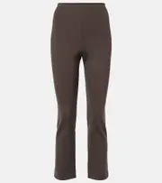 [Fforme] Fforme Shim cropped jersey slim pants AU 8 brown