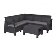 KETER CORFU CORNER LOUNGE SET