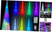 RGB LED Ambient Lighting Tower, Triangle Color Changing Decorative Lamp with