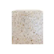 Irene Mother of Pearl Inlay Side Table - Cream