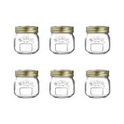 Kilner Genuine Preserve Glass Jar 250ml Set of 6