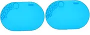 Vaguelly 2pcs Craft Mats Silicone Palette Nonstick Painting Mat Cup Easy Clean for DIY Resin Casting Nail Art