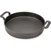 10 In. Cast Iron Griddle Pan for Grill, Campfire, Stovetop, or Oven