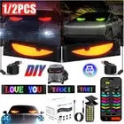 1/2x Truck-Specific Devil's Eye LED-Screen Car Eye Light Truck Dynamic LED Light