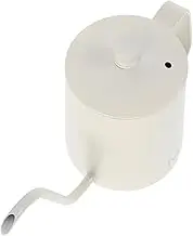 EXHUMKY Stainless Steel Long Neck Coffee Kettle with Lid Gooseneck Design for Precision Pouring Easy to Clean for Home Brewing and Coffee Enthusiasts Capacity