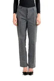 Dsquared2 Women's Multi-Color Plaid Flat Front Pants US S IT 40