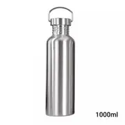 Motivational Sports Drink Cup Flask 1000ml Stainless Steel Water Bottle