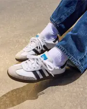 [adidas] adidas Women's Samba Adv Shoes in White Core/Black/Gum Size 07 07 White Core/Black/Gum