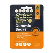 Buderim Ginger BioActive+ Gummie Bears - 25g
