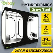 GROZY 240x120x200CM GROW TENT ROOM FOR HYDROPONICS GROWING SYSTEM LIGHTING KITS