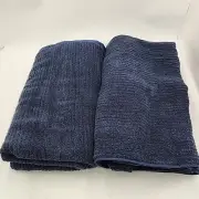 NEW Luxome 2 Bath Sheets in Harbor 36"W x 70"L