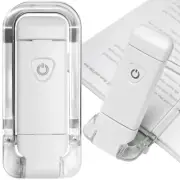 Book Reading Light Portable USB Rechargeable LED Clip on Book Lights for Read...