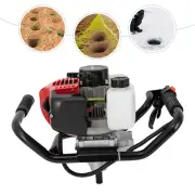 2HP 2-stroke Post Hole Digger 52cc 1.8kw Gas Powered Earth Auger w/o Drill Bit