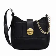 Women Shoulder Chain Wristlets Fashion Ladies PU Leather Stone Crossbody Purse Youth Ladies Simple Versatile Bag