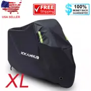 XL Waterproof Motorcycle Cover For Kawasaki Ninja 250 250R 300 500 650 Protecter