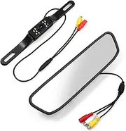 FELTECHELECTR 1 Set Reversing Camera Reverse Camera Back Camera for Car Reverse Wide Angle Camera Parking Camera Car Mirror Camera Rearview Mirror Camera Rear View Reverse Backup Camera Av Suite