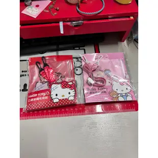 hello kitty 正版 凱蒂貓 雷標 正品 口罩掛繩收納組 識別證 證件套 掛脖套 名片套 名片夾 掛繩 口罩掛繩