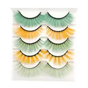 Nevenka 3D False Eyelashes Colored Thick Lashes for Performance Halloween-10