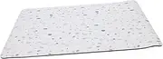 Mini Fridge Silicone Mat Drip Trays Stand for Marble Print Portable Antislip Easy Clean