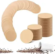 600pcs XL Replacement Coffee Filter Paper, Natural Round Coffee Filter Disposable Paper Filters Compatible with Aeropress Coffee Makers and Espresso-Style Coffee Maker