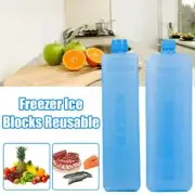 Freezer Ice Blocks Reusable Cool Cooler Pack Bag Freezer Travel Picnic NEW O1P0