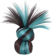 Clip On Buns for Women | Claw Clip Short Ponytail Extension - Feathered Synthetic Wig for Quick Styling Updo Cheer Daily Wear