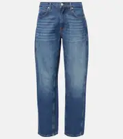 [AG Jeans] AG Jeans Le Mans high-rise cropped wide-leg jeans 25 blue