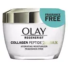 Olay Regenerist Collagen Peptide 24 MAX Face Moisturizer Fragrance Free 1.7 oz..