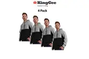 KingGee Mens 4 Packs Trademark Hybrid Hoodie Durable Ripstop Comfy Jacket K15006