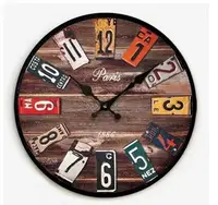 在飛比找樂天市場購物網優惠-歐式掛鐘客廳靜音創意個性壁鐘現代簡約臥室掛錶復古鐘錶家用時鐘