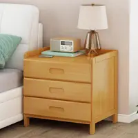 在飛比找樂天市場購物網優惠-居家必備 床頭櫃現代簡約小型尺寸臥室收納儲物實木簡易款床邊窄