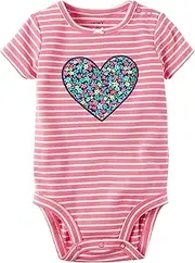 [Carter's] Baby Girls' Floral Heart Bodysuit
