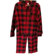 Family PJ Set Buffalo Plaid Flannel NWT teen size 18-20 Long Sleeve Pants