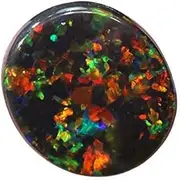 HARSHALI GEMS 3.5 Carat Natural Fire Opal Stone Rashi Ratna Original and Certified Lab Precious Gemstone Unheated and Untreated Top Quality Gems for Astrological Purpose stone