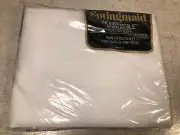 New Vintage Wondercale Springmaid Twin Fitted Sheet White New 39”x76” Percale