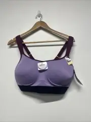 Champion High Support Purple Sports Bra 15763 Size 38DD