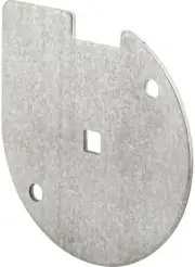 Prime-Line Products GD 52199 Inside Lock Bar Disk, Galvanized Steel new