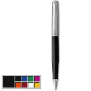 Jotter Originals Fountain Pen, Classic Finish, Medium Nib, Blue & Black Ink