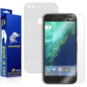 ArmorSuit Google Pixel Screen Protector + White Carbon Fiber Skin Protector USA