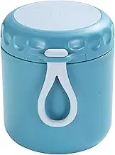 Insulated Soup Cup Stainless Steel Insulated Water Cup with Spoon Insulated Lunch Container Leakproof Food Flask for Hot Food Soup for Kid Adult Office Outdoor Picnic Travel Blue
