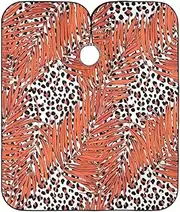 RPLIFE Palm Leaves Colorful Leopard Print Haircut Gown Cape Barber Cape for Men Adjustable, 64.9 x 55.1 Inches Barbershop Accessories Cape, Palm Leaves Colorful Leopard Print