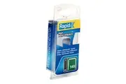 2000PK Rapid Galvanised Flatwire 140 6mm Staples Refills For Stapler Gun Tacker