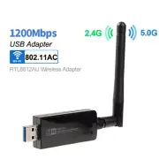 RTL8812AU USB 3.0 Dual Band 1200Mbps 802.11ac Wireless USB Adapter With Antenna