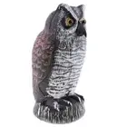 Realistic Owl Hunting Decoy Statue Yard Garden Scarer Deterrent Ornament B