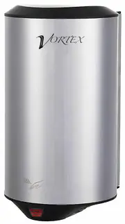Vortex(TM) Brushed Stainless Steel Compact Hand Dryer