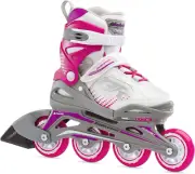 Bladerunner by Rollerblade Phoenix Girls Adjustable Fitness Inline Skate Size...