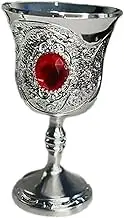 STARTIST Vintage Medieval Goblet Ceremonial Drinkware Decoration Multipurpose Handcraft 30ml Drinking Glass Glass for Anniversary