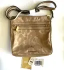 Michael Kors Jet Set Large North South Camel Crossbody Bag NWT