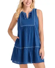 Tommy Bahama Tassel Trim Swim Cover-Up Dress